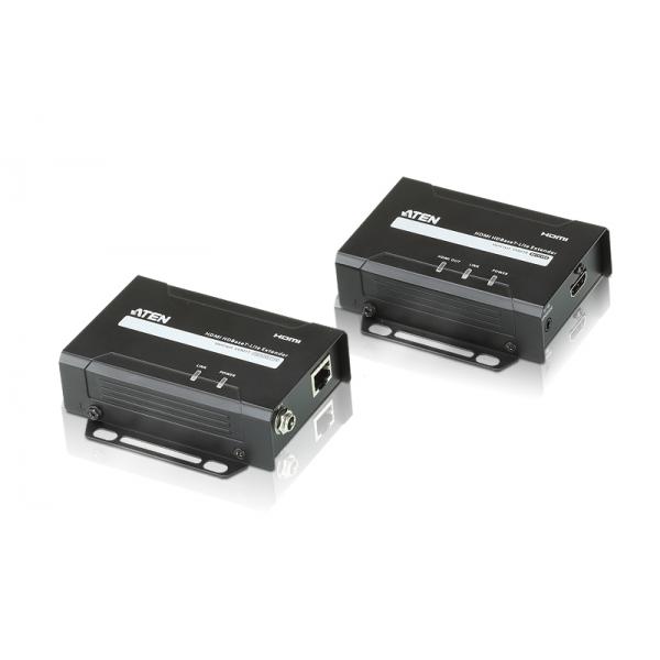 ATEN VE801-AT-E moltiplicatore AV Trasmettitore e ricevitore AV Nero (HDBaseT AV Extender, - Transmitter & Receiver single - Cat 5 - Warranty: 24M)