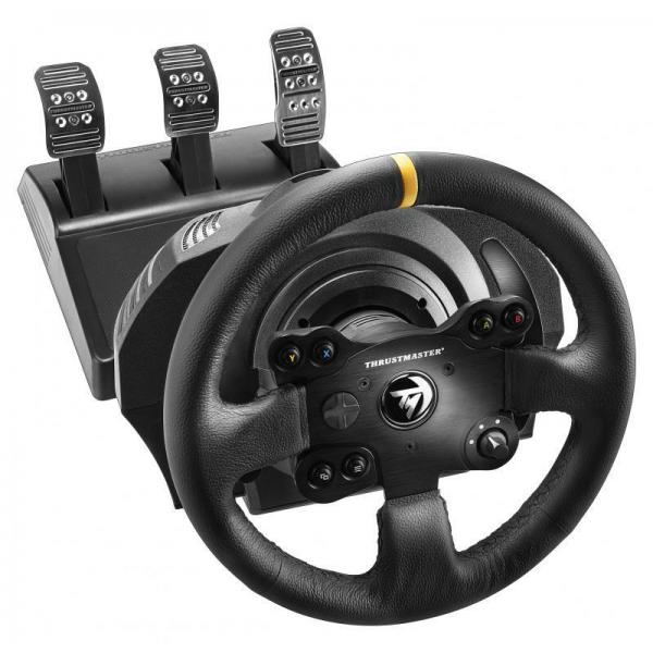 Thrustmaster TX Racing Wheel Leather Nero Sterzo + Pedali Analogico PC, Xbox One (Thrustmaster TX Racing Wheel Leather Ed)