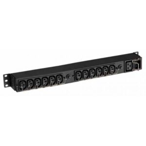 Eaton EFLX12I unità di distribuzione dell'energia [PDU] 13 presa[e] AC 1U Nero (FLEXPDU 12 IEC - 2X 6 IEC 10A 1X 16A)