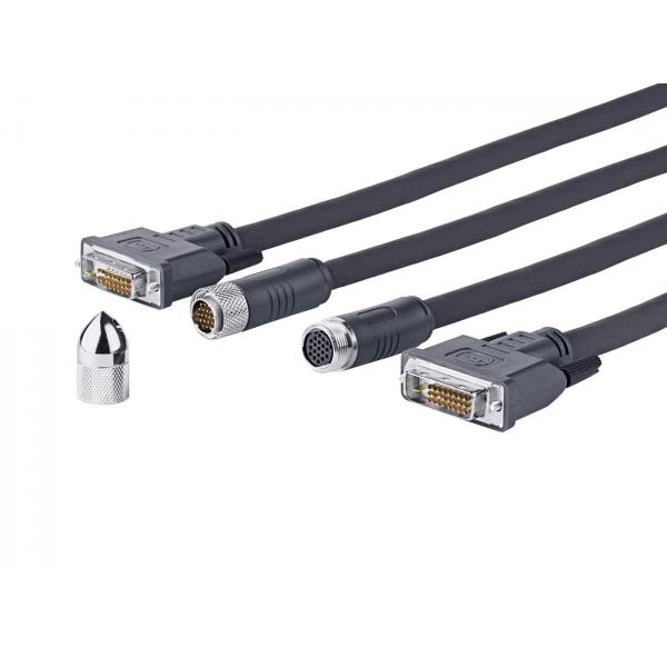 Vivolink PRODVICW20 cavo DVI 20 m DVI-D Nero (PRO DVI-D CROSS WALL CABLE - . - Warranty: 1188M)