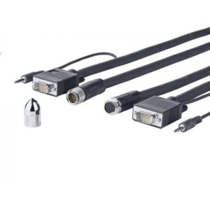 Vivolink PROVGASCW10 cavo VGA 10 m VGA [D-Sub] Nero (Pro VGA + Audio Cross Wall 10M - . - Warranty: 1188M)