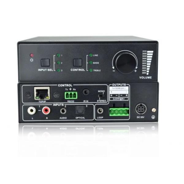 Vivolink VL120005 amplificatore audio 2.0 canali Casa Nero (Audio amplifier 2x50W - . - Warranty: 60M)