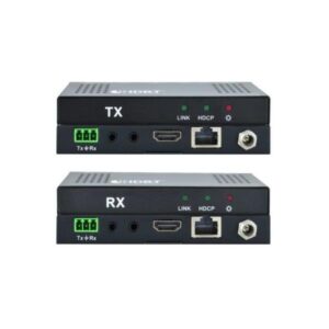 Vivolink VL120016 moltiplicatore AV Trasmettitore e ricevitore AV Nero (HDBaseT Extender kit 70m - . - Warranty: 60M)