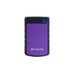 Transcend StoreJet 25H3 disco rigido esterno 4 TB 2.5 USB 3.2 Gen 1 [3.1 Gen 1] Nero, Viola (4TB STOREJET 2.5IN H3P - PORTABLE HDD)