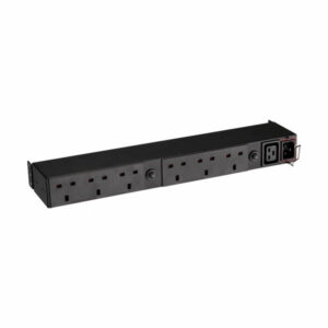 Eaton EFLX6B unità di distribuzione dell'energia [PDU] 6 presa[e] AC 1U Nero (Eaton FlexPDU - Power distribution unit [rack-mountable] - AC 220-240 V - 3000 VA - input: IEC 60320 C20 16A - output connectors: 7 [IEC connector, BS] - 1U - 19)