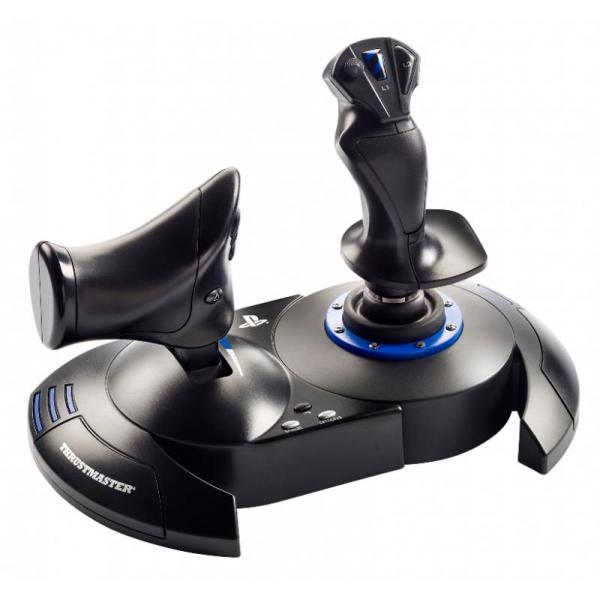 Thrustmaster T.Flight Hotas 4 Nero, Blu USB 2.0 Joystick Digitale PC, PlayStation 4 (THRUSTMASTER T.FLIGHT HOTAS 4 PS)
