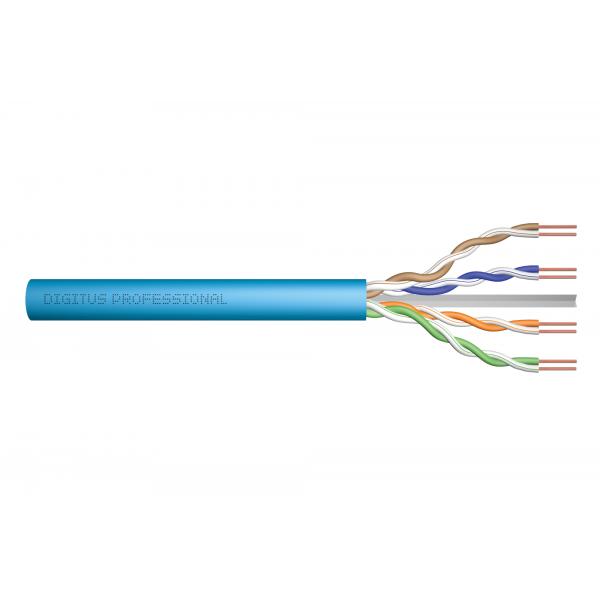 Digitus Cavo di installazione U/UTP Cat.6A, 305 m, simplex, Eca (DIGITUS Professional Installation Cabl)