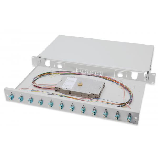 Digitus Scatola di giunzione LWL, attrezzata, LC, OM3 (DIGITUS Professional DN-96331/3 - fibe)