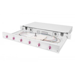 Digitus Scatola di giunzione LWL, 1U, attrezzata, LC, OM4 (DIGITUS Professional DN-96330-4 - fibe)