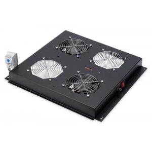 Digitus Unità di ventilazione da tetto per armadi di rete Unique & Varioflex-N e armadi di rete Dynamic Basic e di server (Digitus DN-19 FAN-2 bakke til bl?ser i)
