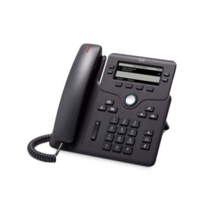 Cisco 6851 telefono IP Nero 4 linee Wi-Fi (CISCO 6851 PHONE - FOR MPP SYSTEMS) - Versione UK