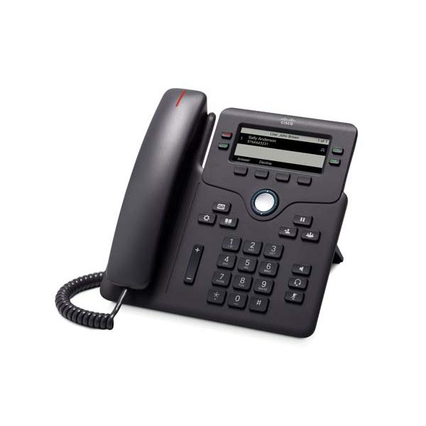 Cisco 6851 telefono IP Nero 4 linee Wi-Fi (CISCO 6851 PHONE - FOR MPP SYSTEMS) - Versione UK