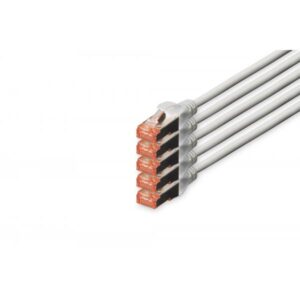 Digitus Cavo patch CAT 6 S/FTP (CAT 6 S-FTP PATCH CABLE CU LSZH - AWG 27/7 LENGTH 20M 5PACK)