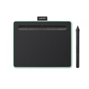 Wacom Intuos S tavoletta grafica Nero, Verde 2540 lpi [linee per pollice] 152 x 95 mm USB/Bluetooth (Intuos - digitizer - USB - Intuos Intuos S, Wired & - Wireless, 2540 lpi, 152 x 95 mm, USB/Bluetooth, 7 mm, Pen - Warranty: 12M)