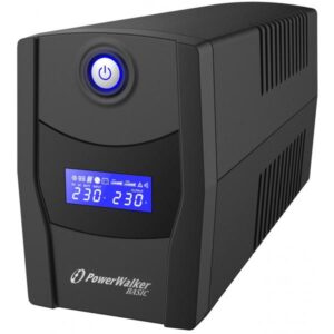 PowerWalker VI 600 STL gruppo di continuità [UPS] A linea interattiva 0,6 kVA 360 W 2 presa[e] AC (Basic VI 600 STL 600VA/360W - Line Interactive, HID driver - Outlet: 2 x CEE 7/3 [Type F] - Warranty: 24M)