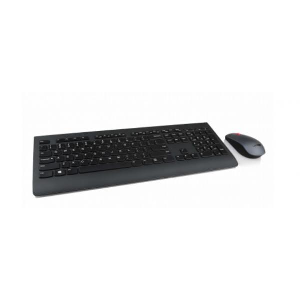 Lenovo 4X30H56824 tastiera Mouse incluso Universale RF Wireless QWERTY Finlandese, Svedese Nero (Lenovo Professional Combo - tastatur o)