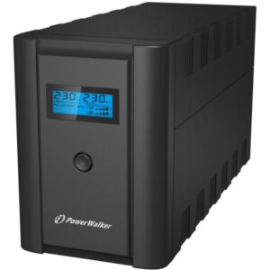 PowerWalker VI 2200 LCD/FR gruppo di continuità [UPS] Doppia conversione [online] 2,2 kVA 1200 W 4 presa[e] AC (PowerWalker VI 2200 LCD/FR - UPS - 120)