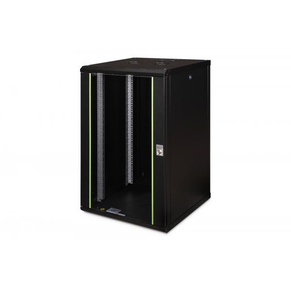 Digitus Alloggiamento a parete serie Unique - 600x600 mm [L x P] (WALL MOUNTING CABINET 600X600MM - 20U UNIQUE COLOR BLACK RAL 9005)