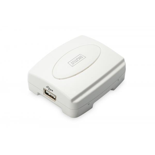 Digitus Server di stampa Fast Ethernet, USB 2.0 (DIGITUS FAST ETHERNET - PRINT SERVER USB 2.0 IN)