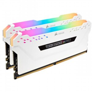 Corsair Vengeance RGB CMW16GX4M2C3200C16W memoria 16 GB 2 x 8 GB DDR4 3200 MHz (Corsair Vengeance RGB Pro 16GB Kit [2 x 8GB], DDR4, 3200MHz [PC4-25600], CL16, XMP 2.0, White)