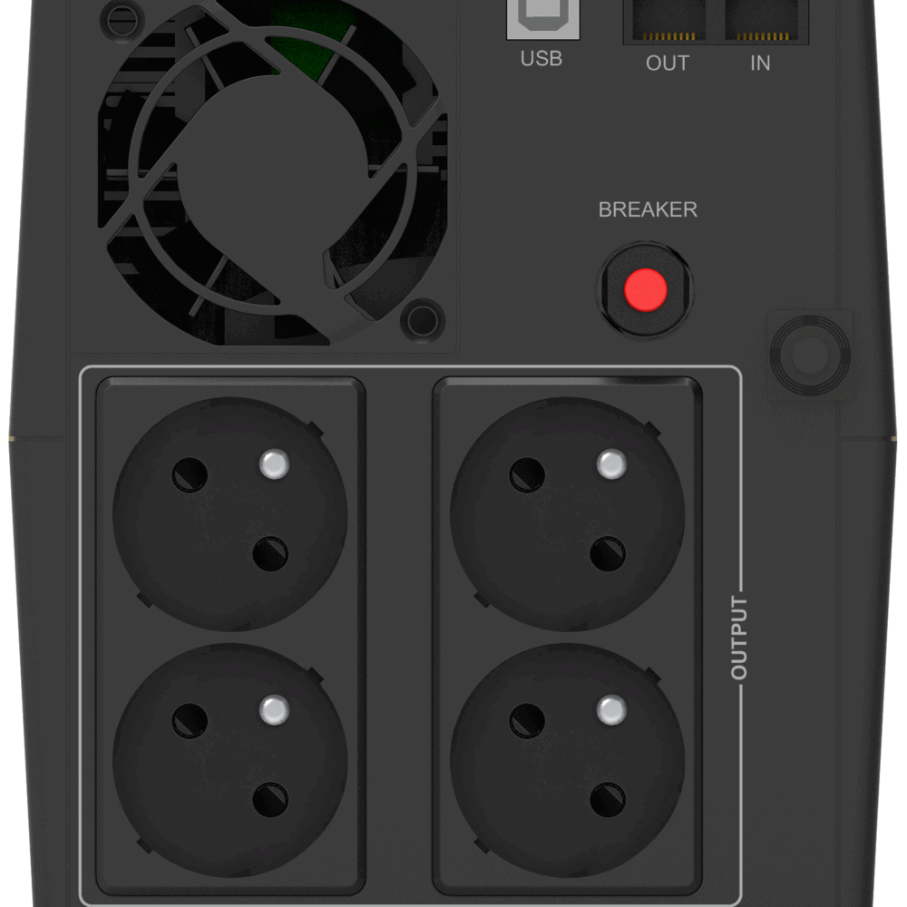 PowerWalker VI 2200 STL gruppo di continuità [UPS] A linea interattiva 2,2 kVA 1320 W 4 presa[e] AC (PowerWalker Basic VI 2200 STL FR - UPS)