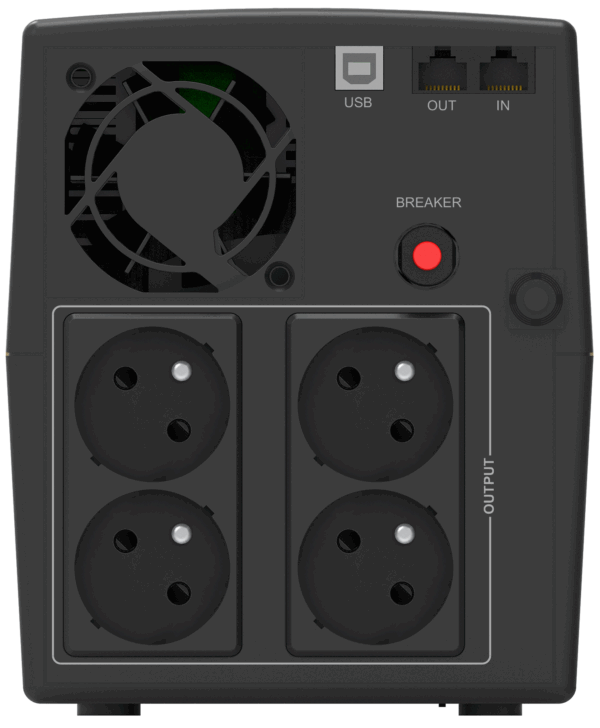 PowerWalker VI 2200 STL gruppo di continuità [UPS] A linea interattiva 2,2 kVA 1320 W 4 presa[e] AC (PowerWalker Basic VI 2200 STL FR - UPS)