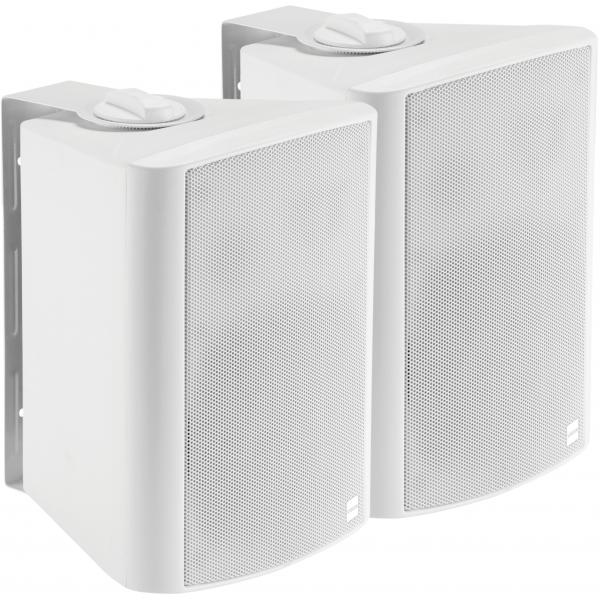 Vision SP-900P altoparlante 2-vie Bianco Cablato 30 W (2 x 15w [RMS] - 2-way - 1 x minijack input / 1 x 2-Phono input [summed] - internal power supply - C wall brackets included - white)