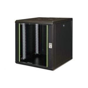Digitus Alloggiamento a parete serie Unique - 600x600 mm [L x P] (WALL MOUNTING CABINET 600X600MM - 12U UNIQUE 643X600X600 MM BLACK)