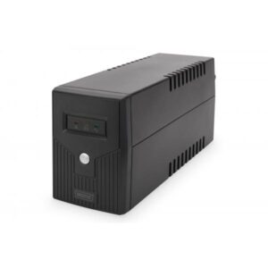 Digitus USV linea interattiva, 600 VA/360 W (LINE-INTERACT.UPS 600 VA/360W - 12V/7AH X1 2X CEE7/7 AVR LED DP)