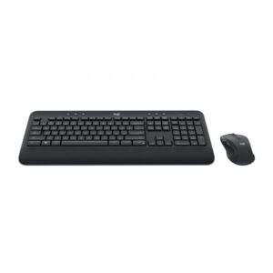 Logitech 920-008923 tastiera Mouse incluso Ufficio RF Wireless QWERTY US International Nero (Logitech MK545 Advanced - tastatur og)