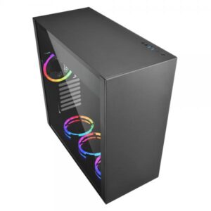 Sharkoon Pure Steel RGB Midi Tower Nero (Sharkoon PURE STEEL - tower - udvidet)