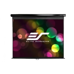 Elite Screens M99UWS1 schermo per proiettore 2,51 m [99] 1:1 Bianco (Elite Screens Manual Series M99UWS1 -)