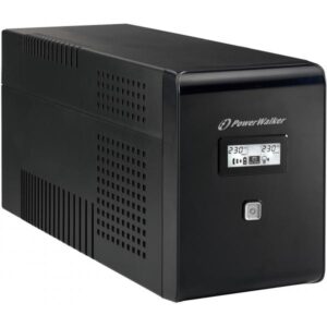 PowerWalker VI 2000 LCD gruppo di continuità [UPS] 2 kVA 1200 W 2 presa[e] AC (VI 2000 LCD UPS 2000VA/1200W - Line-Interactive with 2x - Schuko + 2x IEC outlet - Warranty: 24M)