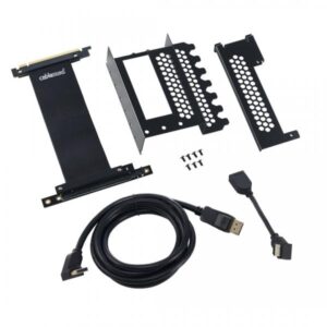 Cablemod CM-VPB-HDK-R parte del case del computer Mini Tower Supporto GPU (CableMod Vertical Graphics Card Holder with PCIe x16 Riser Cable 1 x DisplayPort)