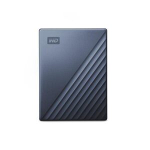 Western Digital WDBFTM0040BBL-WESN disco rigido esterno 4 TB USB tipo-C 3.2 Gen 1 [3.1 Gen 1] Nero, Blu (WD My Passport Ultra WDBFTM0040BBL - Hard drive - encrypted - 4 TB - external [portable] - USB 3.0 [USB-C connector] - 256-bit AES - blue)