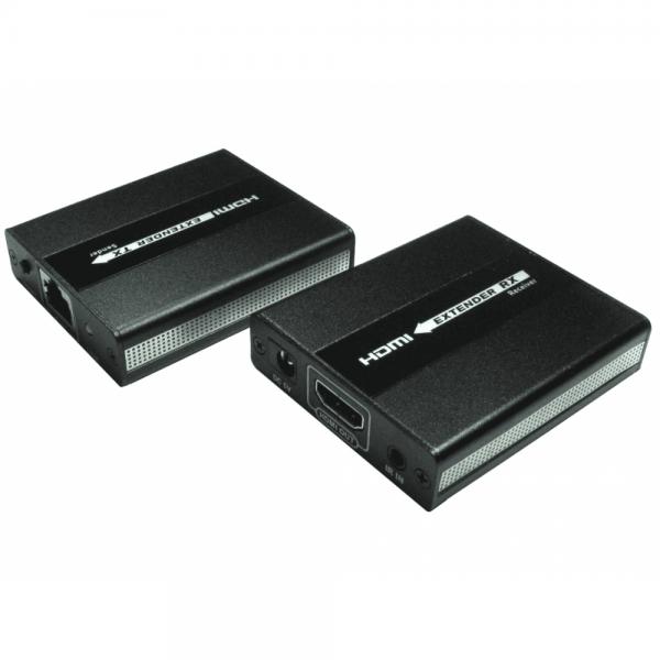 Cables Direct HD-EX3120 moltiplicatore AV Trasmettitore e ricevitore AV Nero (120m HDMI Extender over 1x Patch Cable)