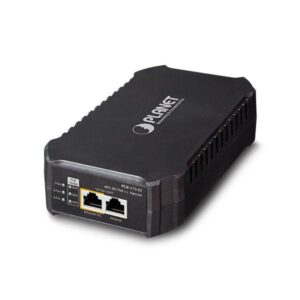 PLANET POE-175-95 divisore di rete Supporto Power over Ethernet [PoE] Nero (Single-Port 10/100/1000Mbps - 802.3bt PoE Injector [95 - Watts, PoH, PoE Usage LED] - w/ internal power - Warranty: 36M)