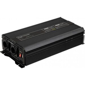 Goobay 58892 adattatore e invertitore Universale 3000 W Nero (Goobay Voltage Converter 3.000W. Black)
