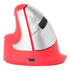 R-Go Tools HE Sport R-Go , mouse ergonomico, Medio [165-195mm], mancino, Bluetooth, Rossa (SPORT ERGONOMIC MAUS MEDIUM - HAND165-185MM LEFT BLUETOOTH RED)