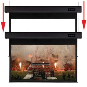 Sapphire AV SSM400RADV schermo per proiettore 5,08 m [200] 4:3 (SSM400RADV Smart Move Electric Projection Screen 4m 4:3)