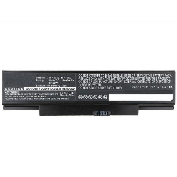 CoreParts MBXLE-BA0111 ricambio per laptop Batteria (Laptop Battery for Lenovo - 47.52Wh Li-ion 10.8V 4400mAh - Black 48Wh Li-ion 10.8V 4400mAh Black, ThinkPad Edge E550, ThinkPad Edge E550C, - Warranty: 12M)