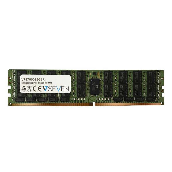 V7 32GB DDR4 PC4-170000 - 2133Mhz SERVER REG Server Módulo de memoria - V71700032GBR (32GB DDR4 2133MHZ CL15 ECC - SERV REG PC4-17000 1.2V)