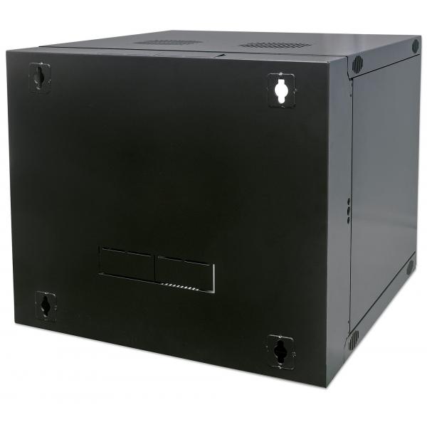 Intellinet 713849 rack 9U Da parete Nero (NETWORK CABINET WALL MOUNT- - DOUBLE 9U 600MM BLACK FLATPACK)