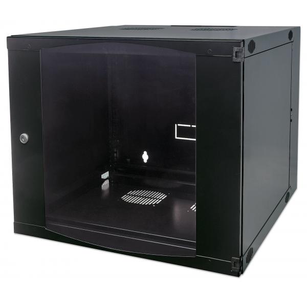 Intellinet 713863 rack 12U Da parete Nero (19 Double Section Wallmount - Cabinet - Warranty: 12M)