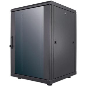 Intellinet 713061 rack 16U Rack indipendenti Nero (NETWORK CABINET FREE STANDING- - 16U [STANDARD 600MM BLACK FLATP)