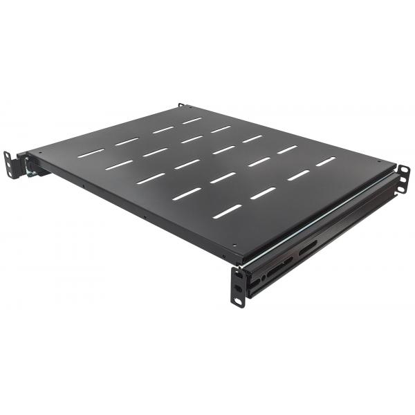 Intellinet 712613 porta accessori Mensola per scaffale (19IN SLIDING SHELF 1U BLACK- - 600/800MM/DEPTH SHELF/350MM)