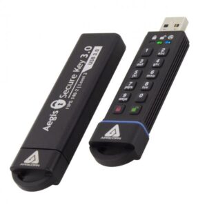 Apricorn ASK3 unità flash USB 16 GB USB tipo A 3.2 Gen 2 [3.1 Gen 2] Nero (Aegis Secure Key USB3 16GB - **New Retail** - USB 3.0 Flash Drive 256Bit XTS Hardware Encryption - Warranty: 12M)