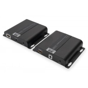 Digitus Estensore HDMI 4K tramite CAT/IP [set], PoE (4K HDMI EXTENDER CAT/IP [SET] - 120 M POE POWERED UHD 4K/30HZ)