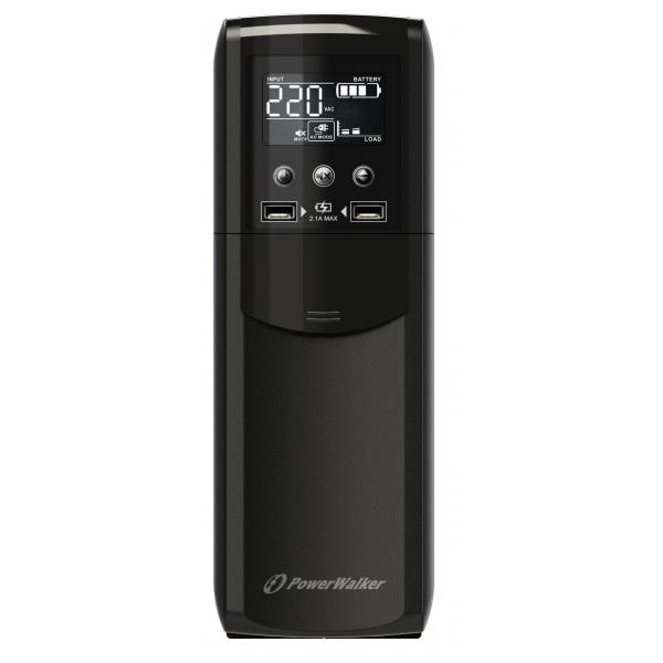 PowerWalker VI 1000 CSW IEC gruppo di continuità [UPS] A linea interattiva 1 kVA 600 W 8 presa[e] AC (PowerWalker VI 1000 CSW IEC - UPS - 60)