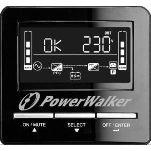 PowerWalker VI 2000 CW gruppo di continuità [UPS] A linea interattiva 2 kVA 1400 W 8 presa[e] AC (PowerWalker VI 2000 CW - UPS - 1400 Wa)